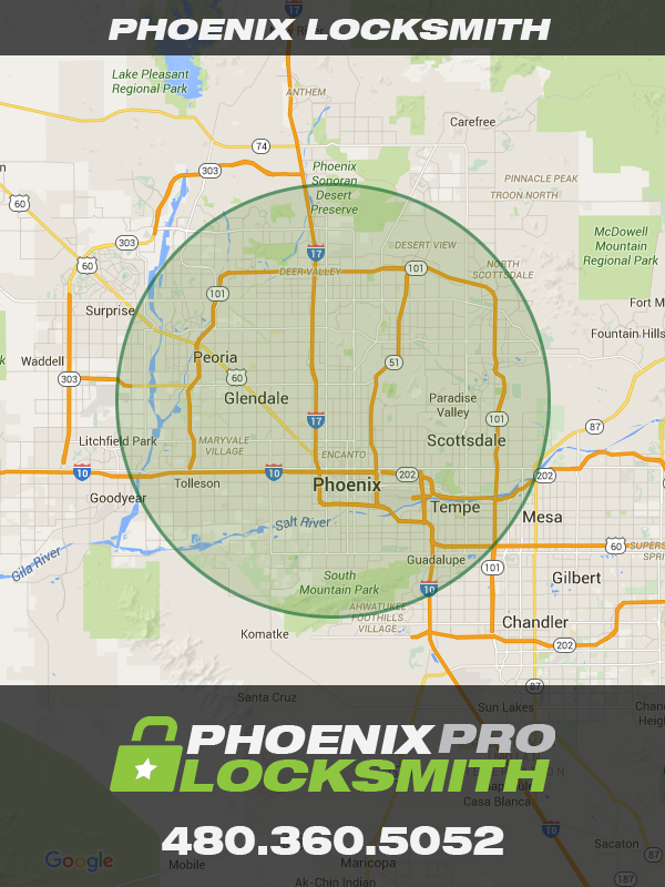Phoenix Pro Locksmith location